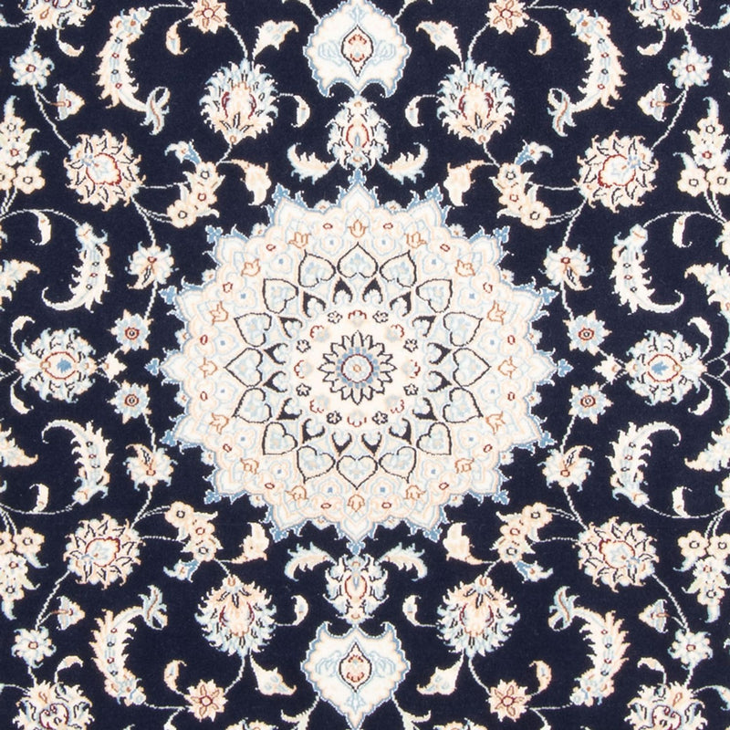 Tapis persan - Nain - Royal - 165 x 120 cm - bleu foncé