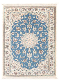 Tapis persan - Nain - Premium - 116 x 81 cm - bleu clair