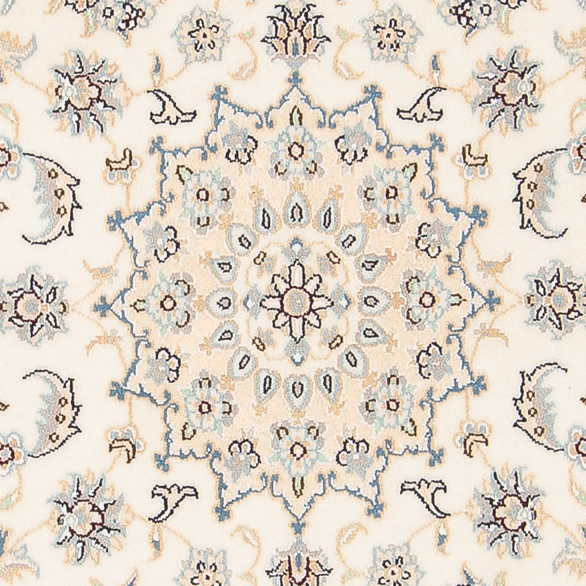 Tapis persan - Nain - Premium - 140 x 74 cm - crème