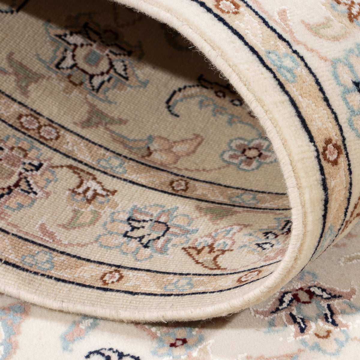 Tapis persan - Nain - Premium - 141 x 75 cm - crème