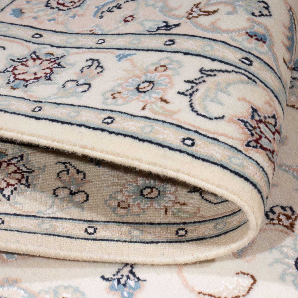 Tapis persan - Nain - Premium - 120 x 83 cm - crème