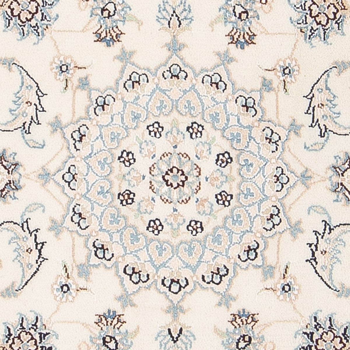 Tapis persan - Nain - Premium - 122 x 80 cm - crème