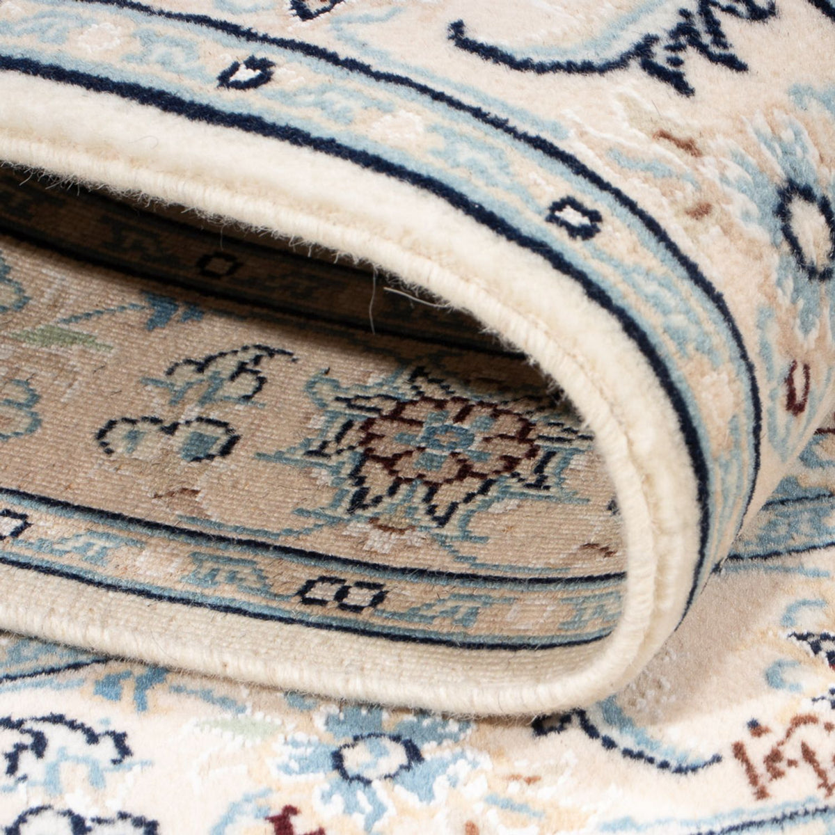 Tapis persan - Nain - Premium - 122 x 80 cm - crème