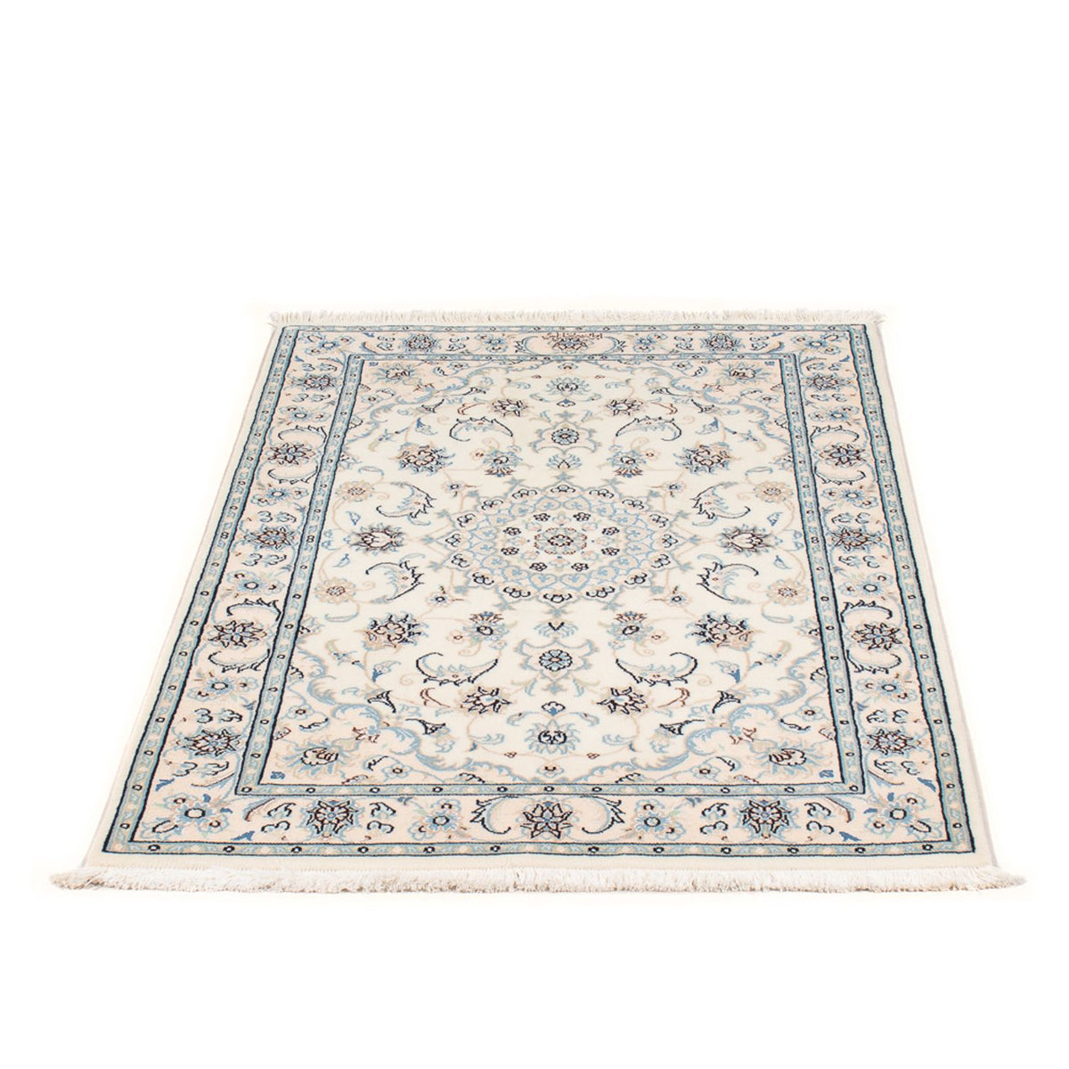 Tapis persan - Nain - Premium - 122 x 80 cm - crème