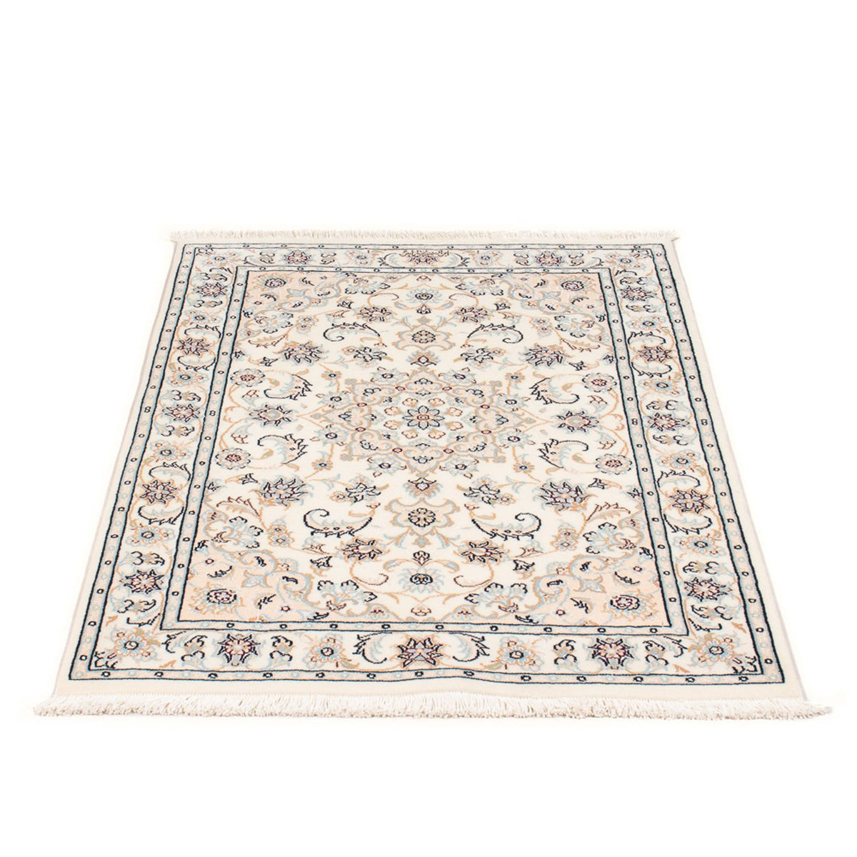 Tapis persan - Nain - Premium - 118 x 80 cm - crème