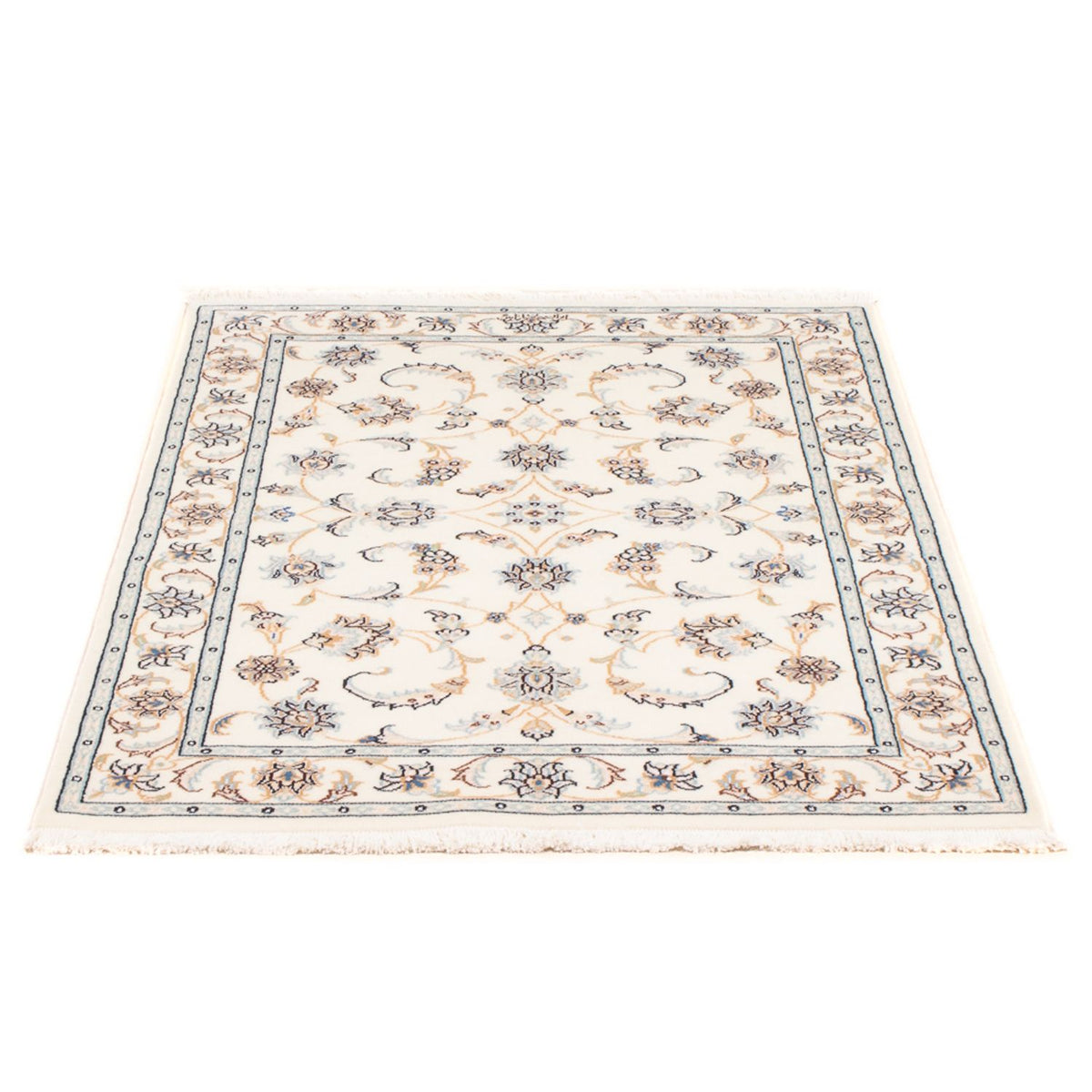 Tapis persan - Nain - Premium - 118 x 80 cm - crème