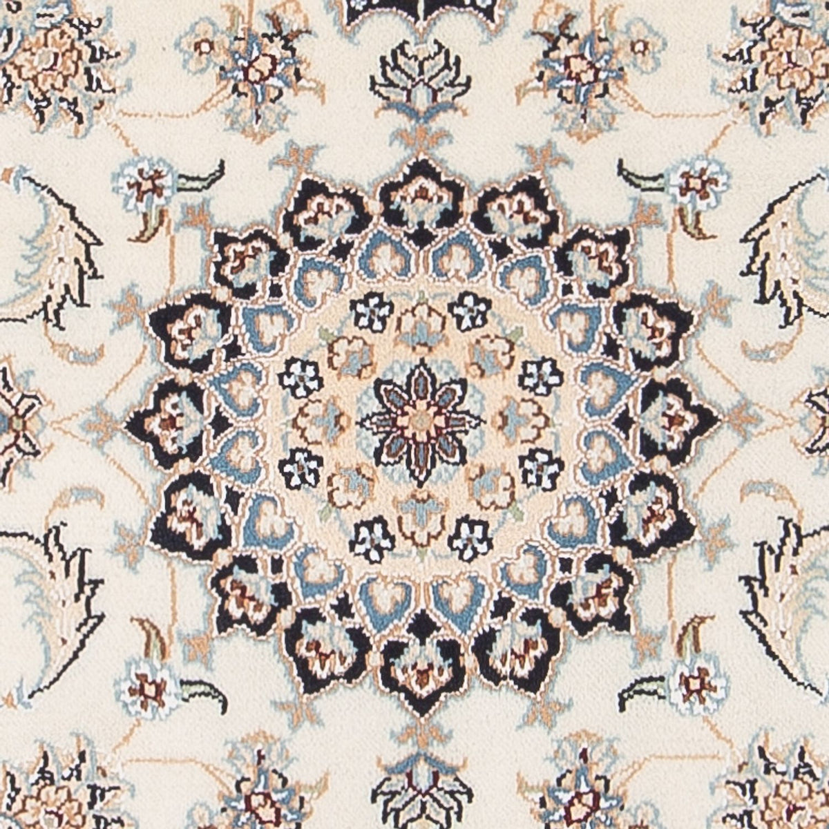 Tapis persan - Nain - Premium - 120 x 82 cm - crème