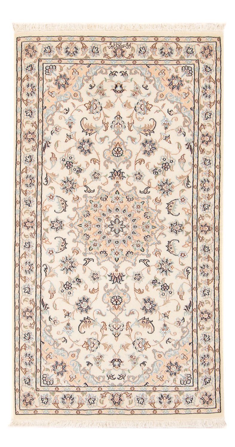 Tapis persan - Nain - Premium - 136 x 75 cm - crème
