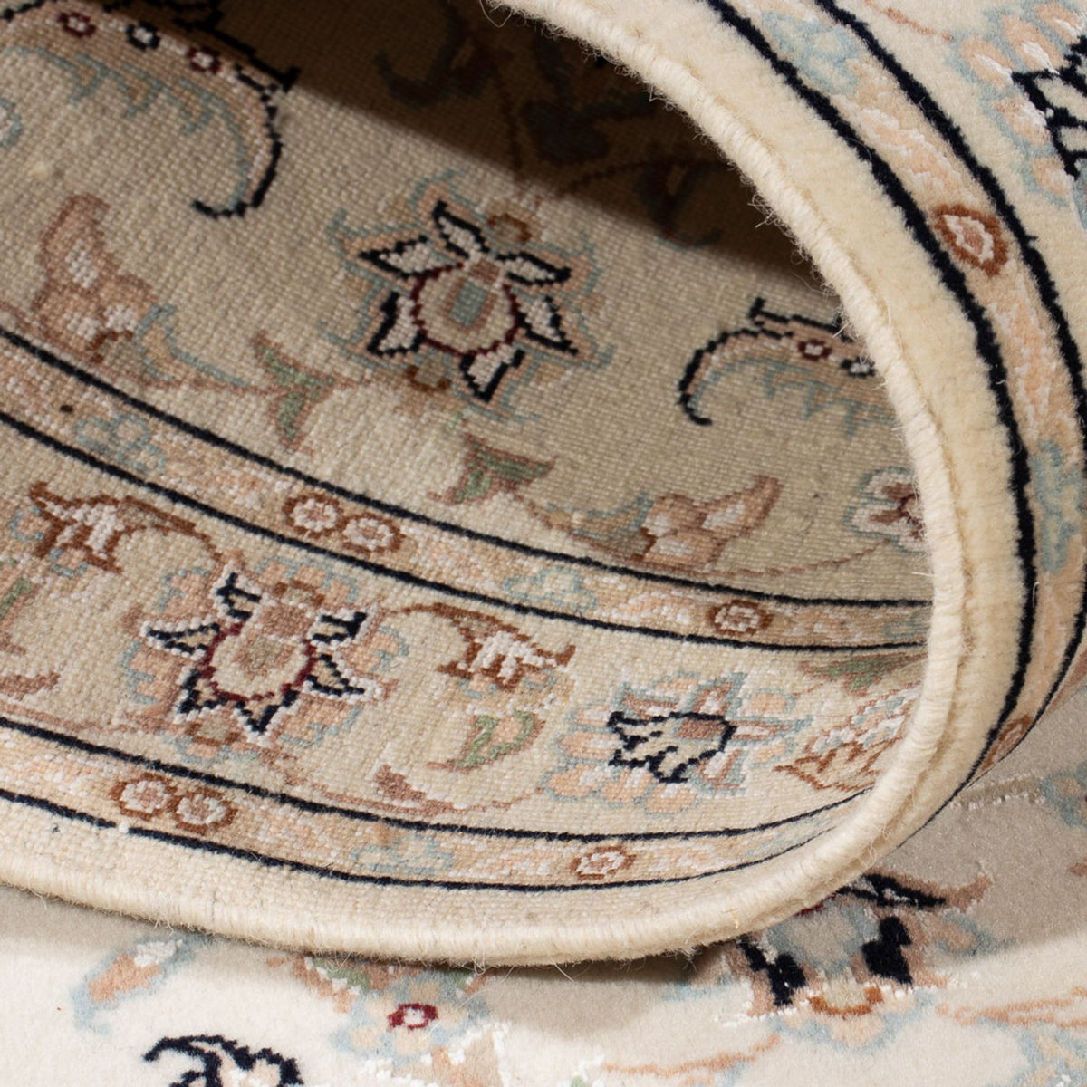 Tapis persan - Nain - Premium - 136 x 75 cm - crème