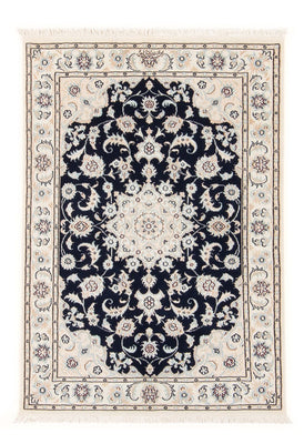 Tapis persan - Nain - Premium - 118 x 80 cm - bleu foncé