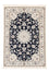 Tapis persan - Nain - Premium - 118 x 80 cm - bleu foncé