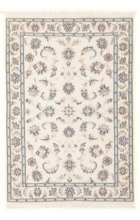 Tapis persan - Nain - Premium - 120 x 80 cm - crème