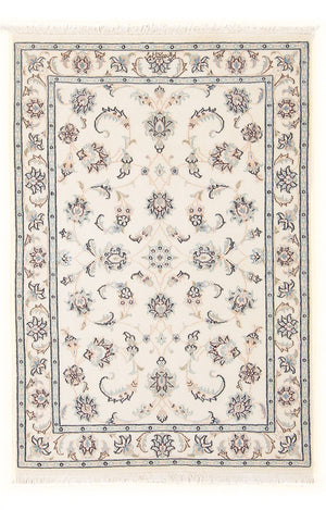 Tapis persan - Nain - Premium - 120 x 80 cm - crème