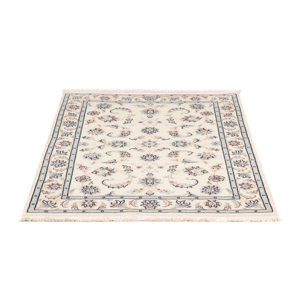 Tapis persan - Nain - Premium - 120 x 80 cm - crème