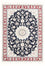 Tapis persan - Nain - Royal - 151 x 105 cm - bleu foncé