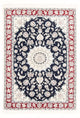 Tapis persan - Nain - Royal - 151 x 105 cm - bleu foncé