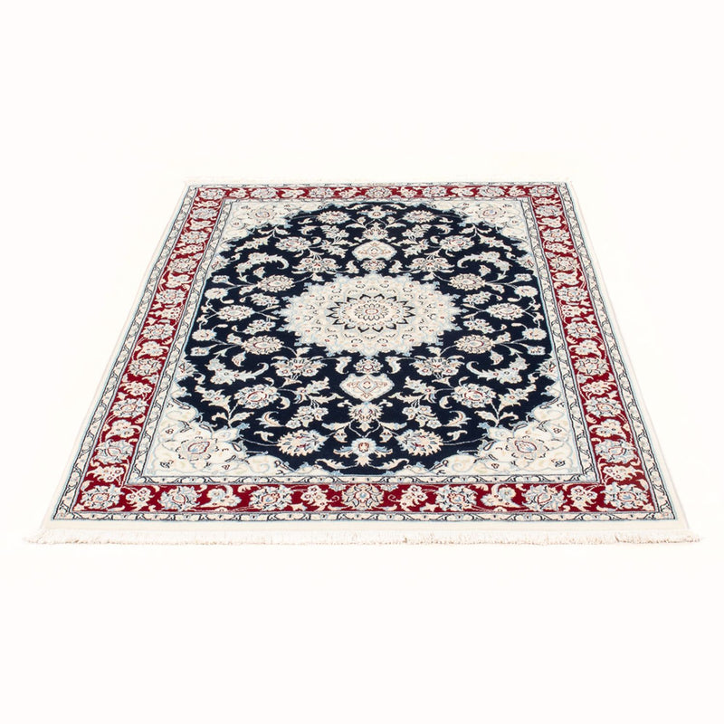 Tapis persan - Nain - Royal - 151 x 105 cm - bleu foncé