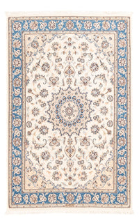 Tapis persan - Nain - Premium - 155 x 104 cm - crème
