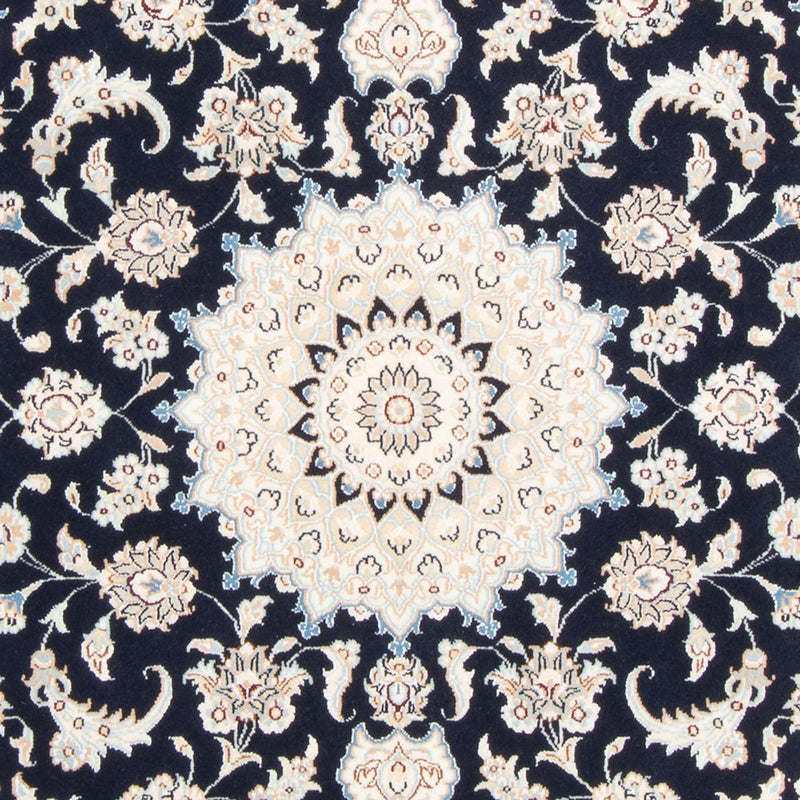 Tapis persan - Nain - Royal - 158 x 108 cm - bleu foncé