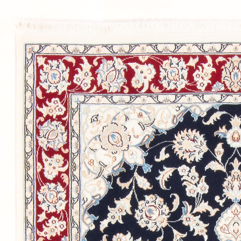 Tapis persan - Nain - Royal - 158 x 108 cm - bleu foncé