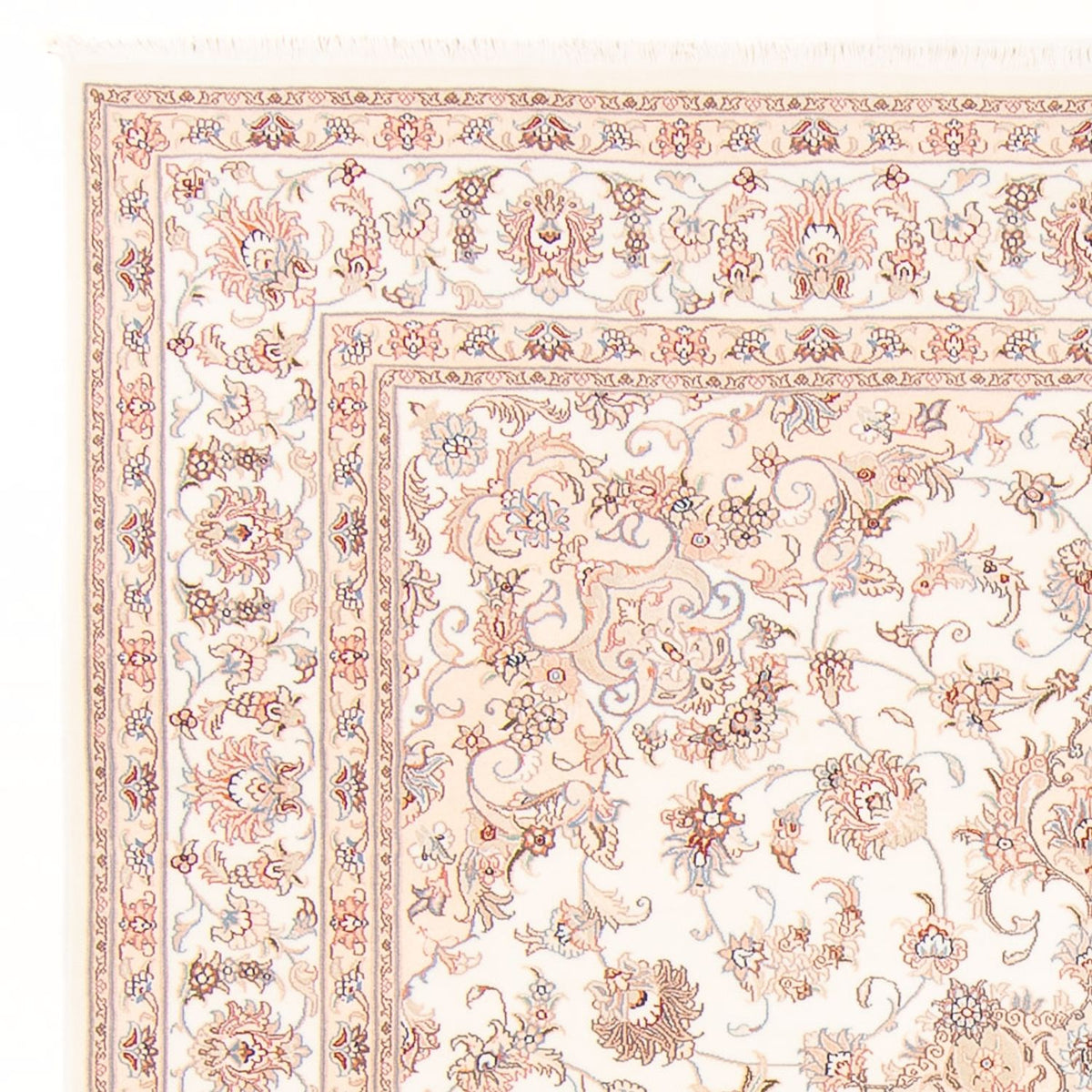 Tapis persan - Tabriz - Royal - 247 x 200 cm - crème