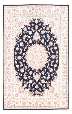 Tapis persan - Tabriz - Royal - 245 x 167 cm - bleu foncé