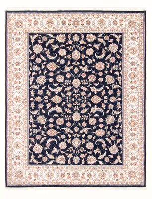 Tapis persan - Tabriz - Royal - 196 x 150 cm - bleu foncé
