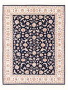 Tapis de Tabriz - 50 rangs Tapis 150x196cm - Tapis persan - Rectangle / Bleu foncé / 150 x 196 cm Rectangle
