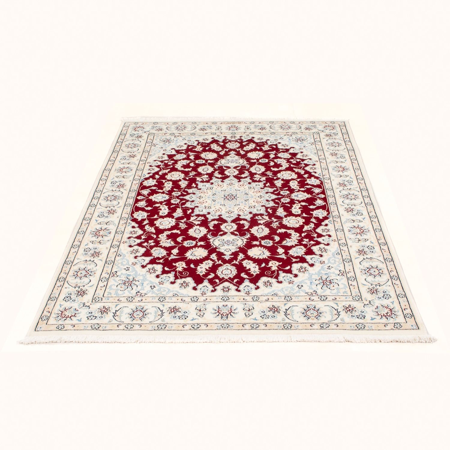 Tapis persan - Nain - Royal - 175 x 117 cm - rouge