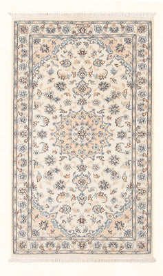 Tapis persan - Nain - Premium - 134 x 75 cm - crème
