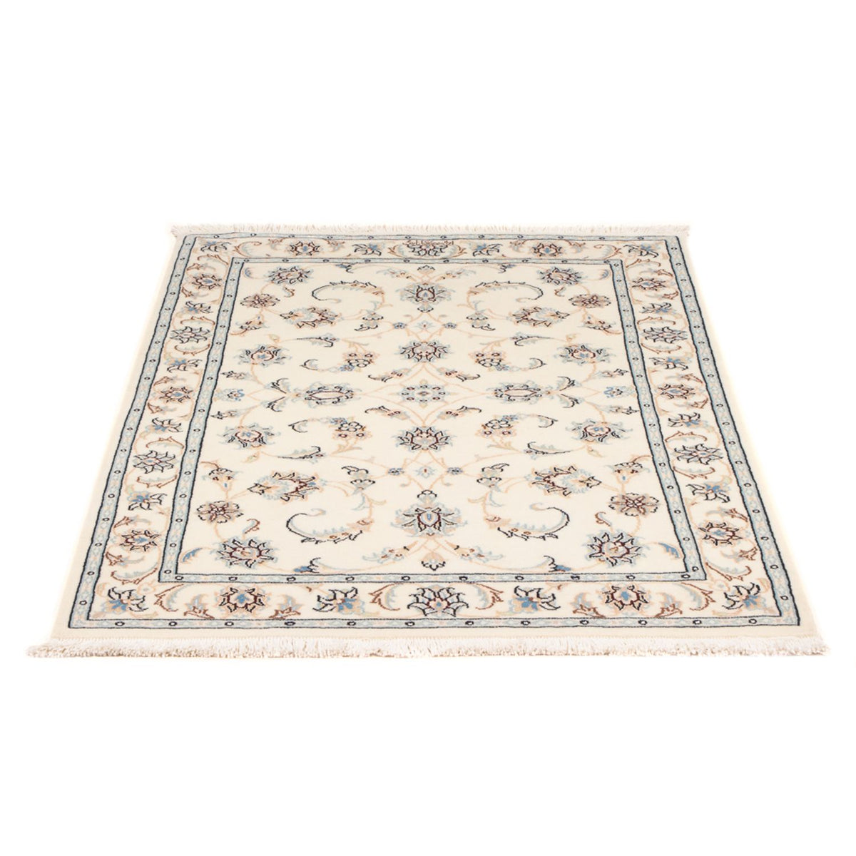 Tapis persan - Nain - Premium - 122 x 80 cm - crème
