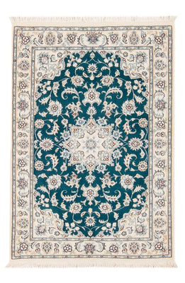 Tapis persan - Nain - Premium - 120 x 83 cm - vert