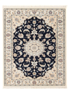 Tapis persan - Nain - Premium - 120 x 80 cm - bleu foncé