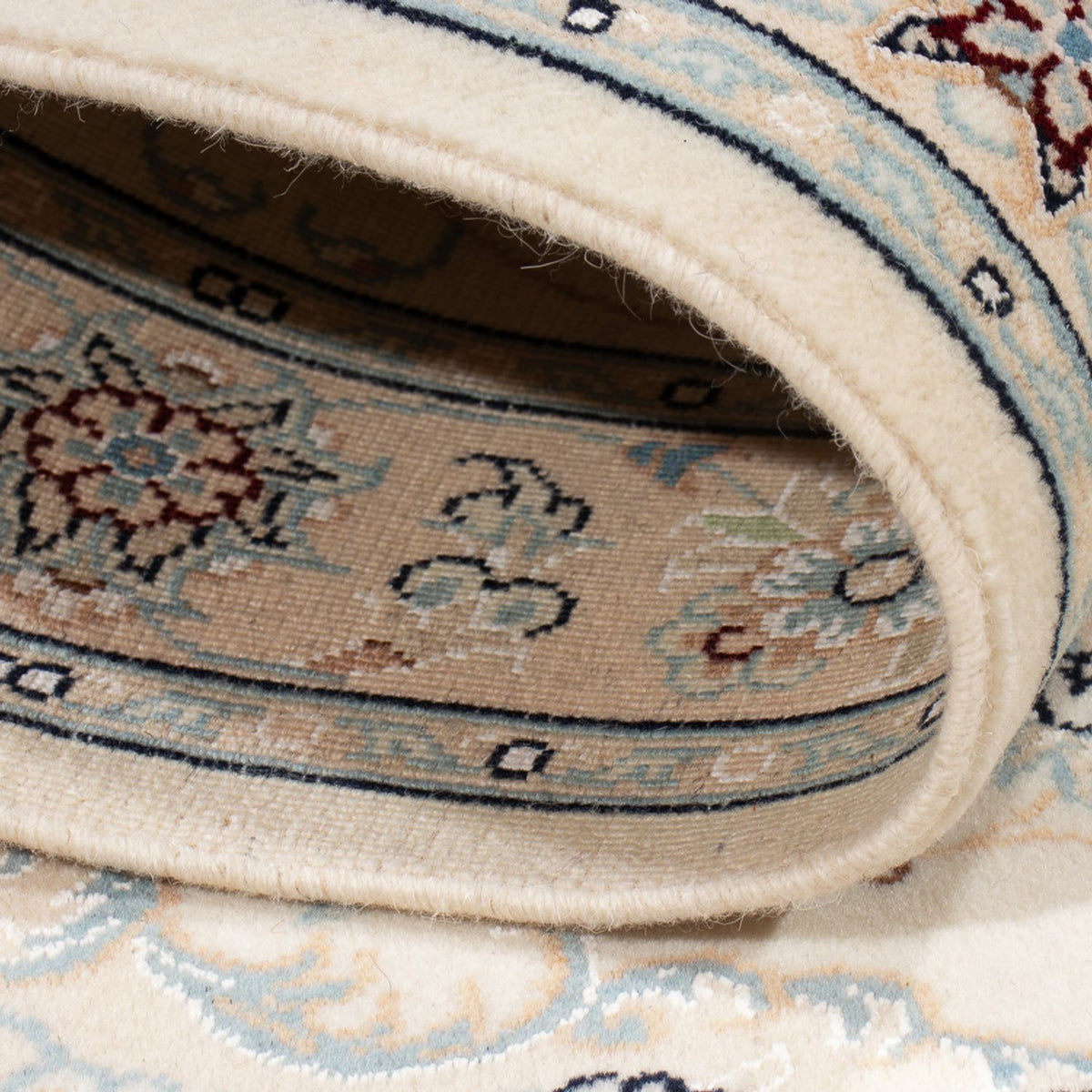 Tapis persan - Nain - Premium - 118 x 82 cm - crème