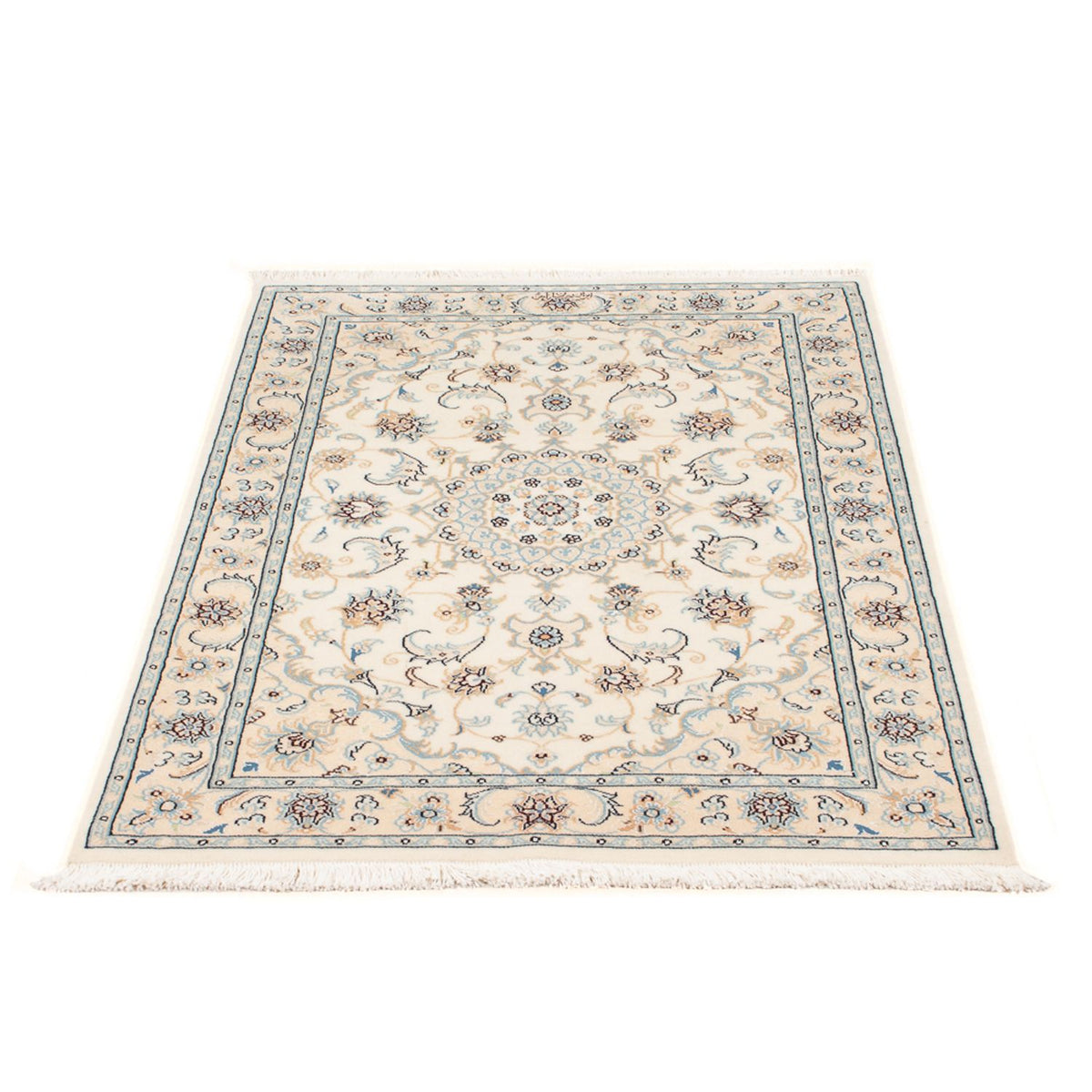 Tapis persan - Nain - Premium - 118 x 82 cm - crème