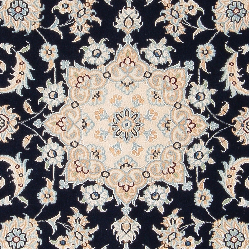Tapis persan - Nain - Premium - 120 x 80 cm - bleu foncé