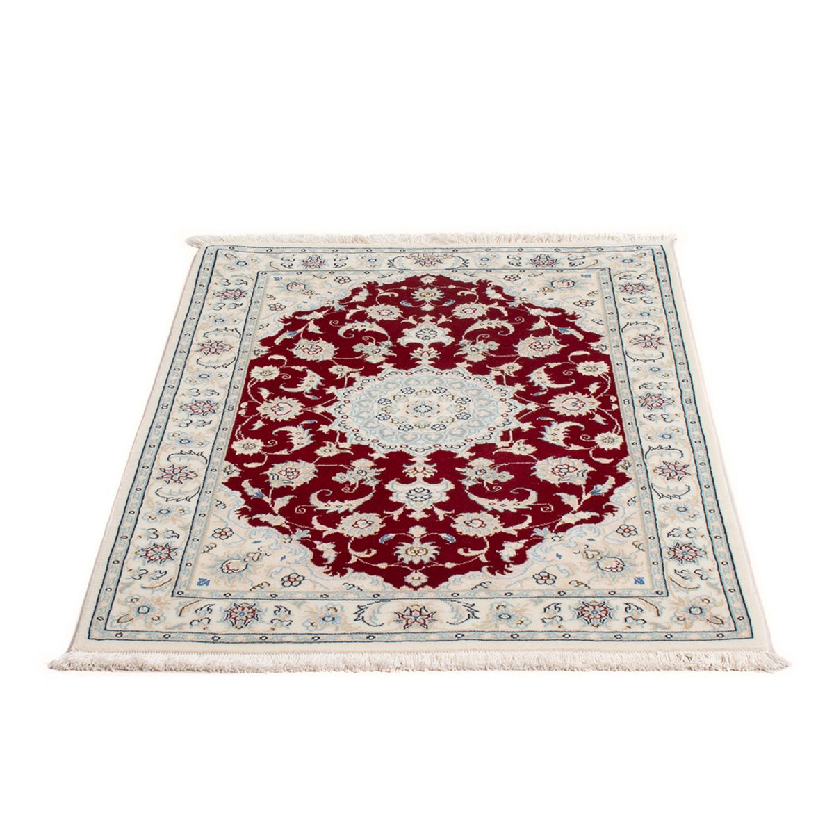 Tapis persan - Nain - Premium - 117 x 80 cm - rouge