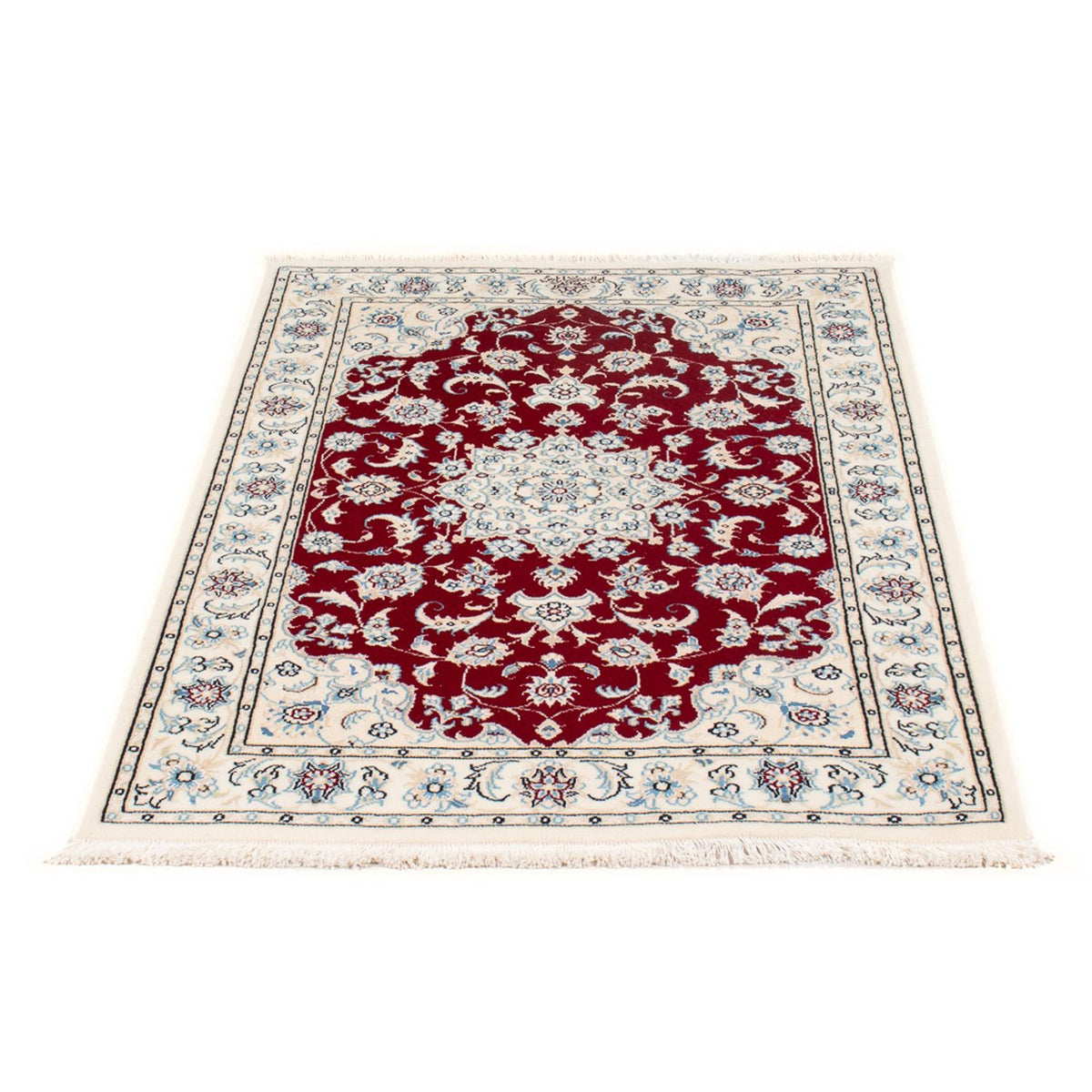 Tapis persan - Nain - Premium - 117 x 80 cm - rouge