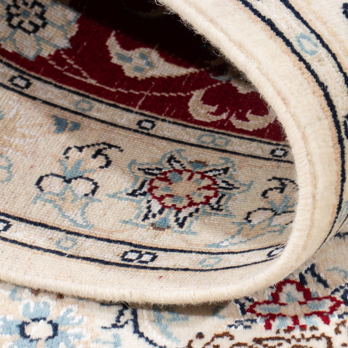 Tapis persan - Nain - Premium - 119 x 80 cm - rouge