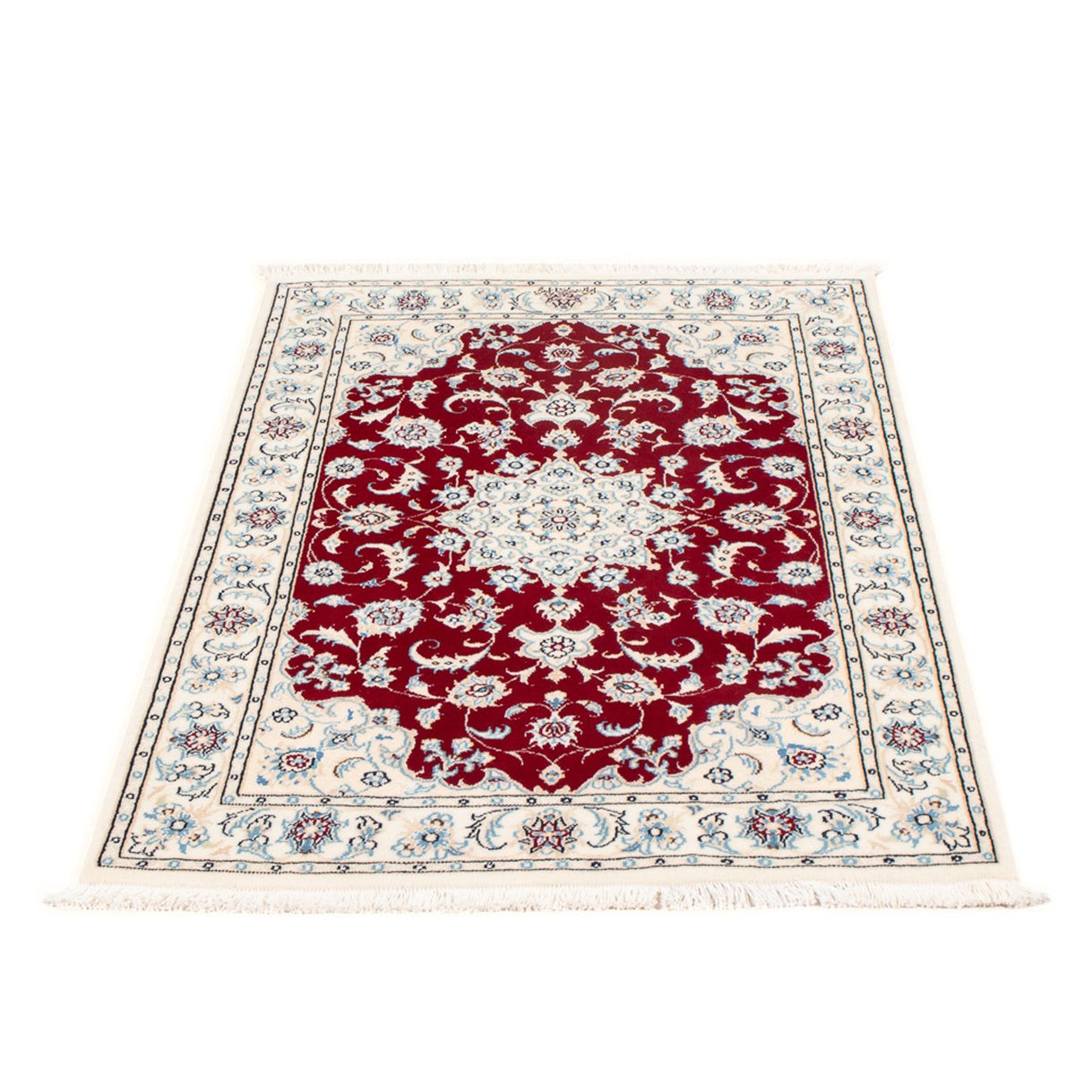 Tapis persan - Nain - Premium - 119 x 80 cm - rouge