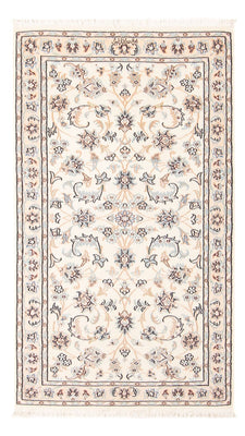 Tapis persan - Nain - Premium - 138 x 73 cm - crème