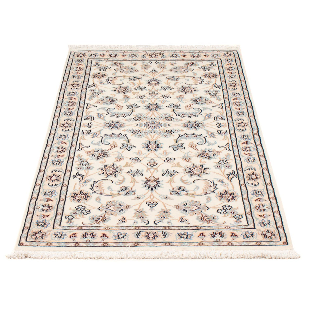 Tapis persan - Nain - Premium - 138 x 73 cm - crème