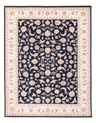 Tapis persan - Tabriz - Royal - 201 x 149 cm - bleu foncé