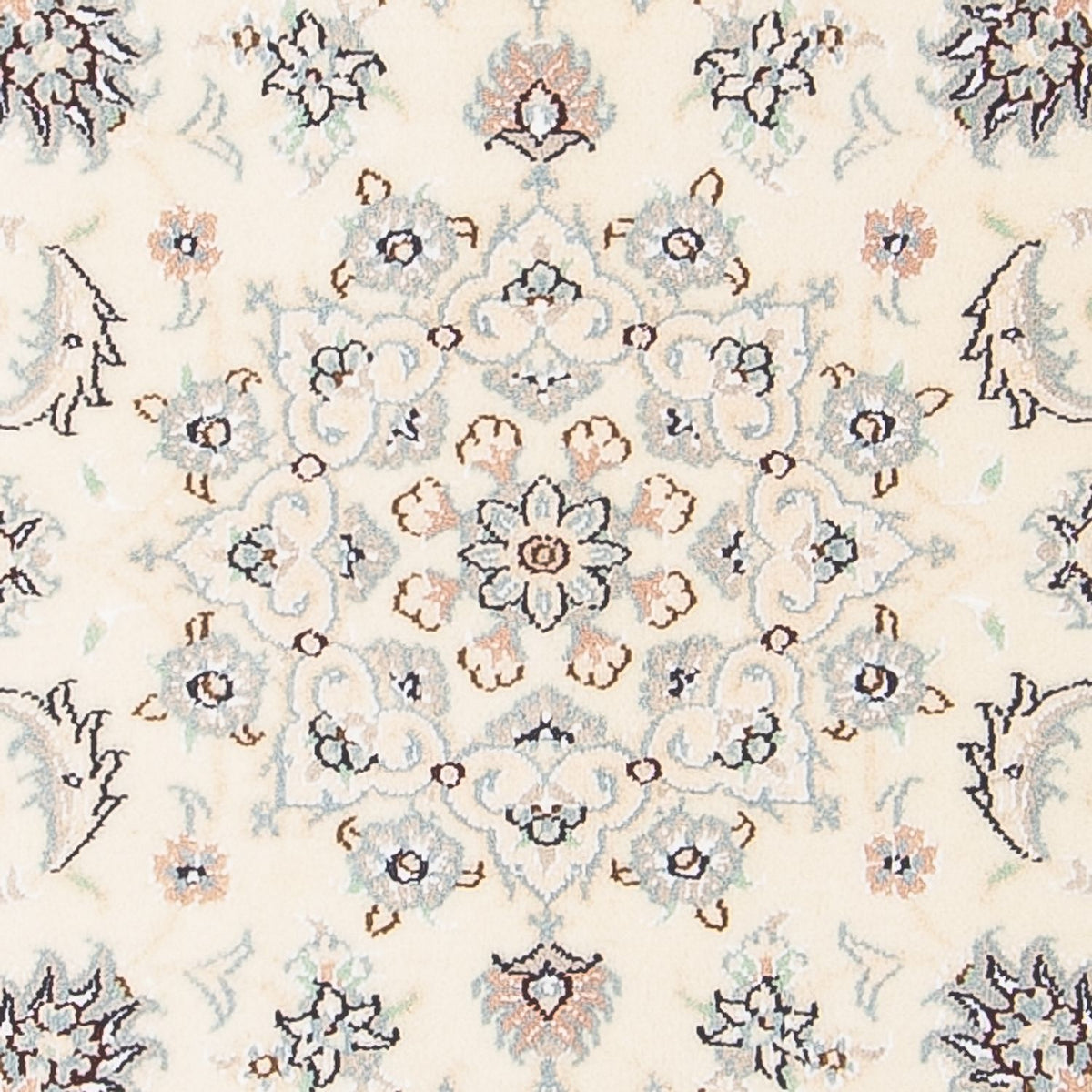 Tapis persan - Nain - Premium - 123 x 82 cm - crème