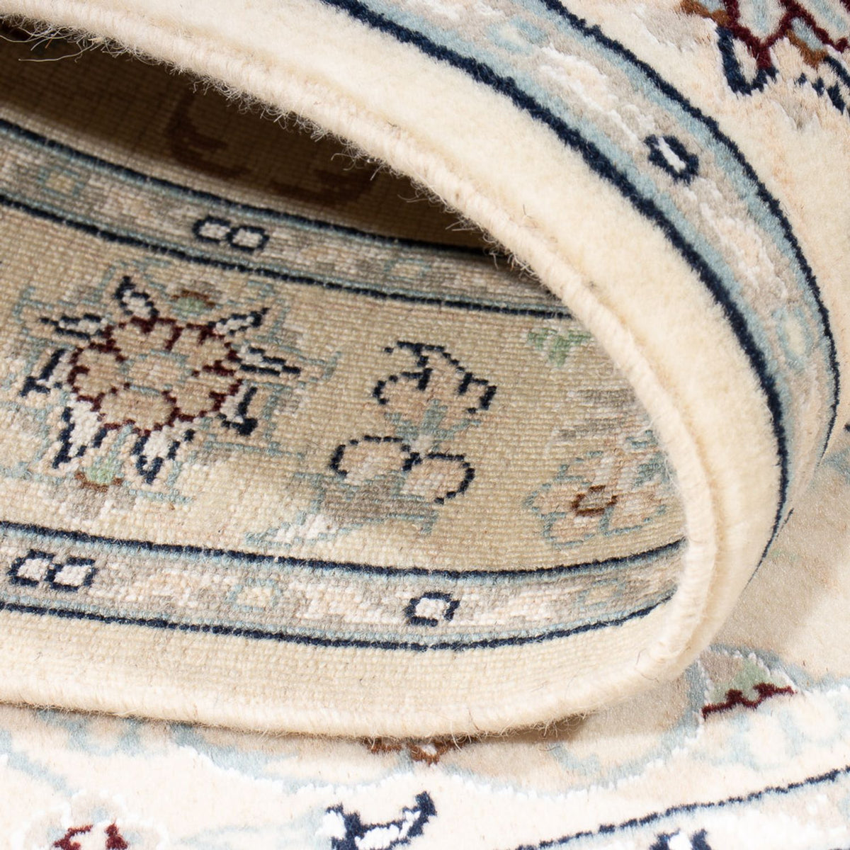 Tapis persan - Nain - Premium - 123 x 82 cm - crème