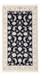Tapis persan - Nain - Premium - 138 x 75 cm - bleu foncé