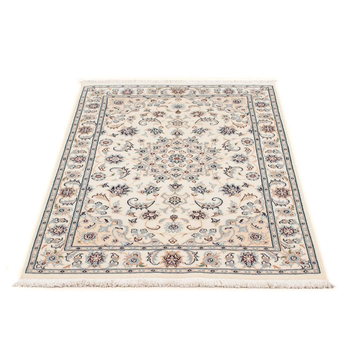Tapis persan - Nain - Premium - 117 x 78 cm - crème