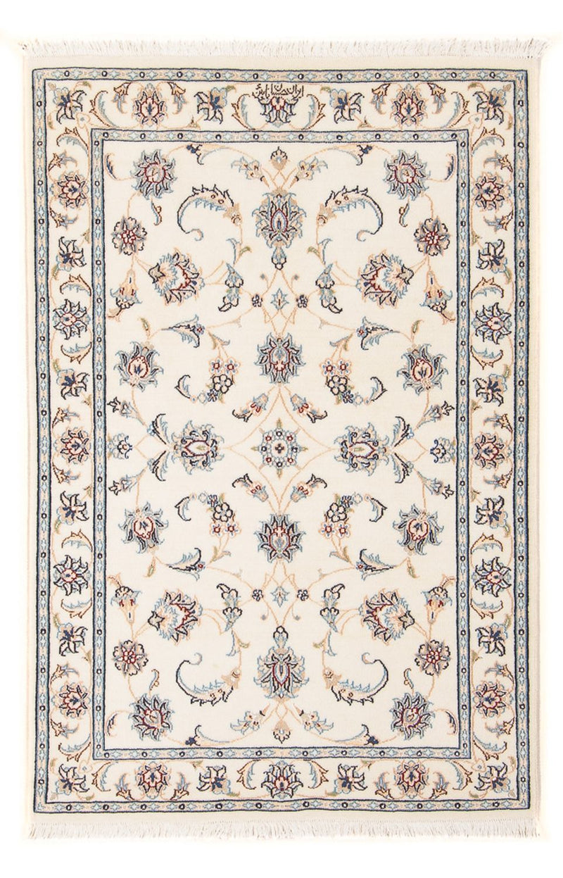 Tapis persan - Nain - Premium - 120 x 81 cm - crème