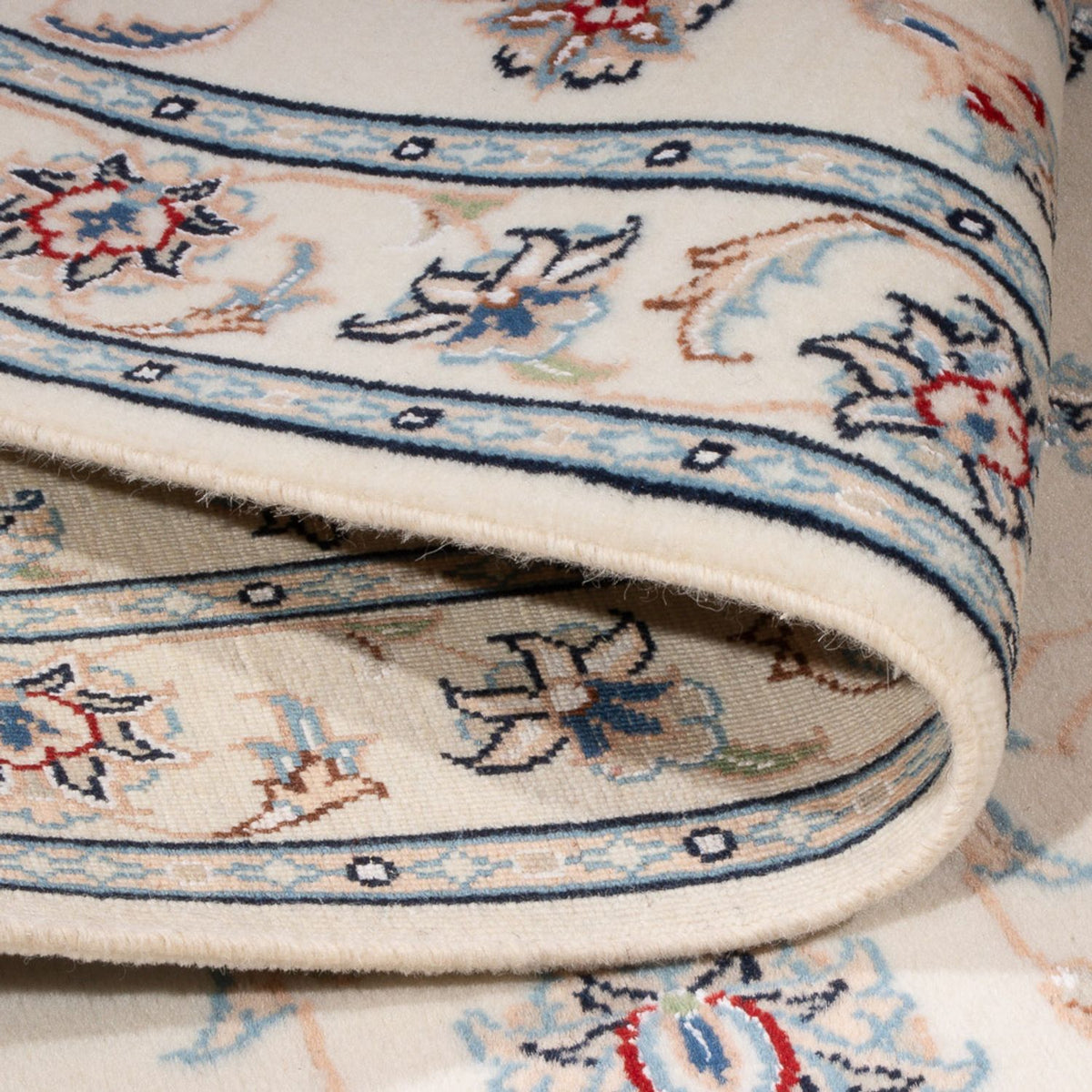 Tapis persan - Nain - Premium - 120 x 81 cm - crème