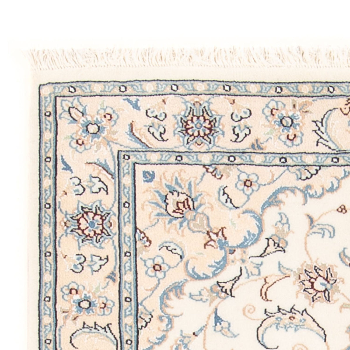 Tapis persan - Nain - Premium - 117 x 80 cm - crème